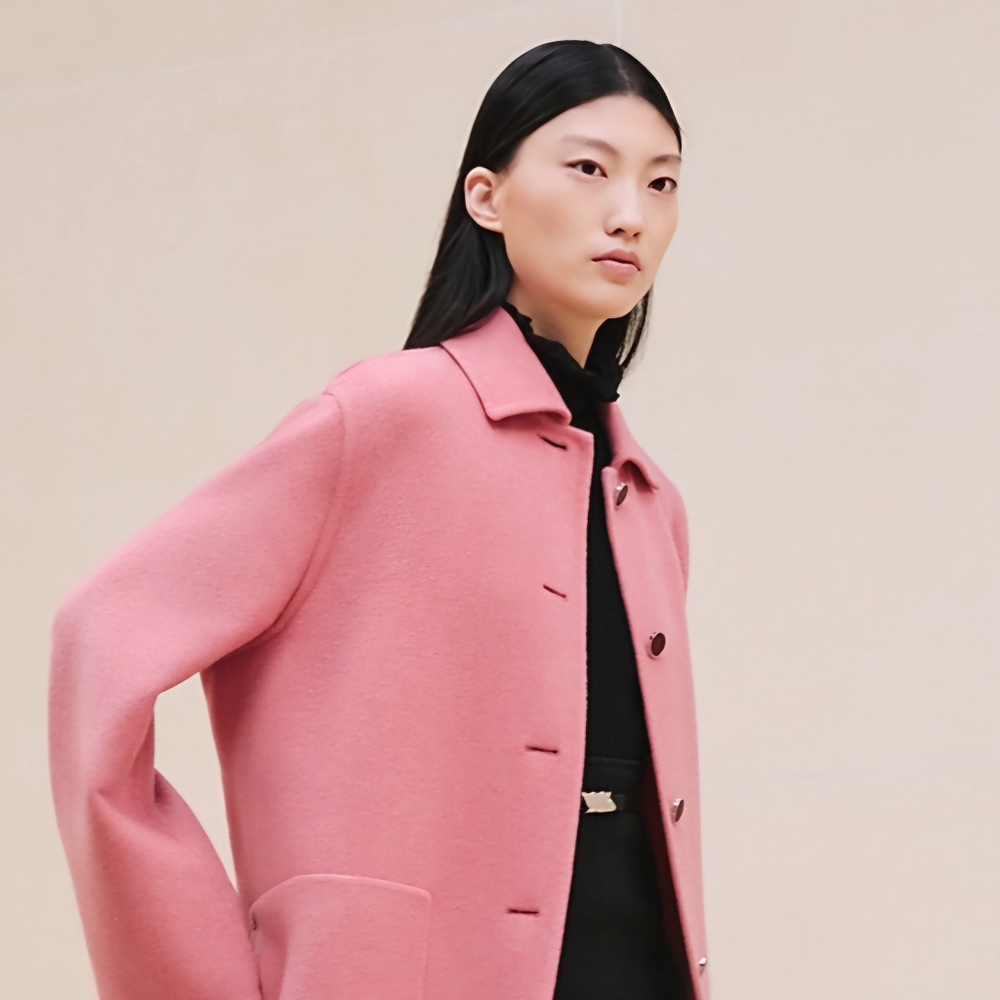 NWT Hermès Cashmere Jacket FR sz 36 Sold out everywhere Rose Incarnat